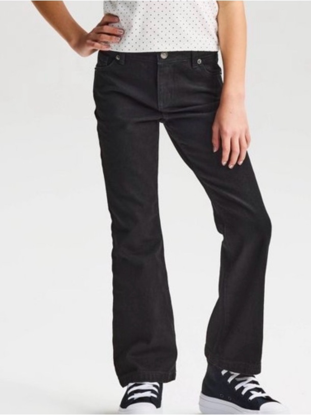 Levi’s Girl’s 726 Black Denim Flare Jeans 12